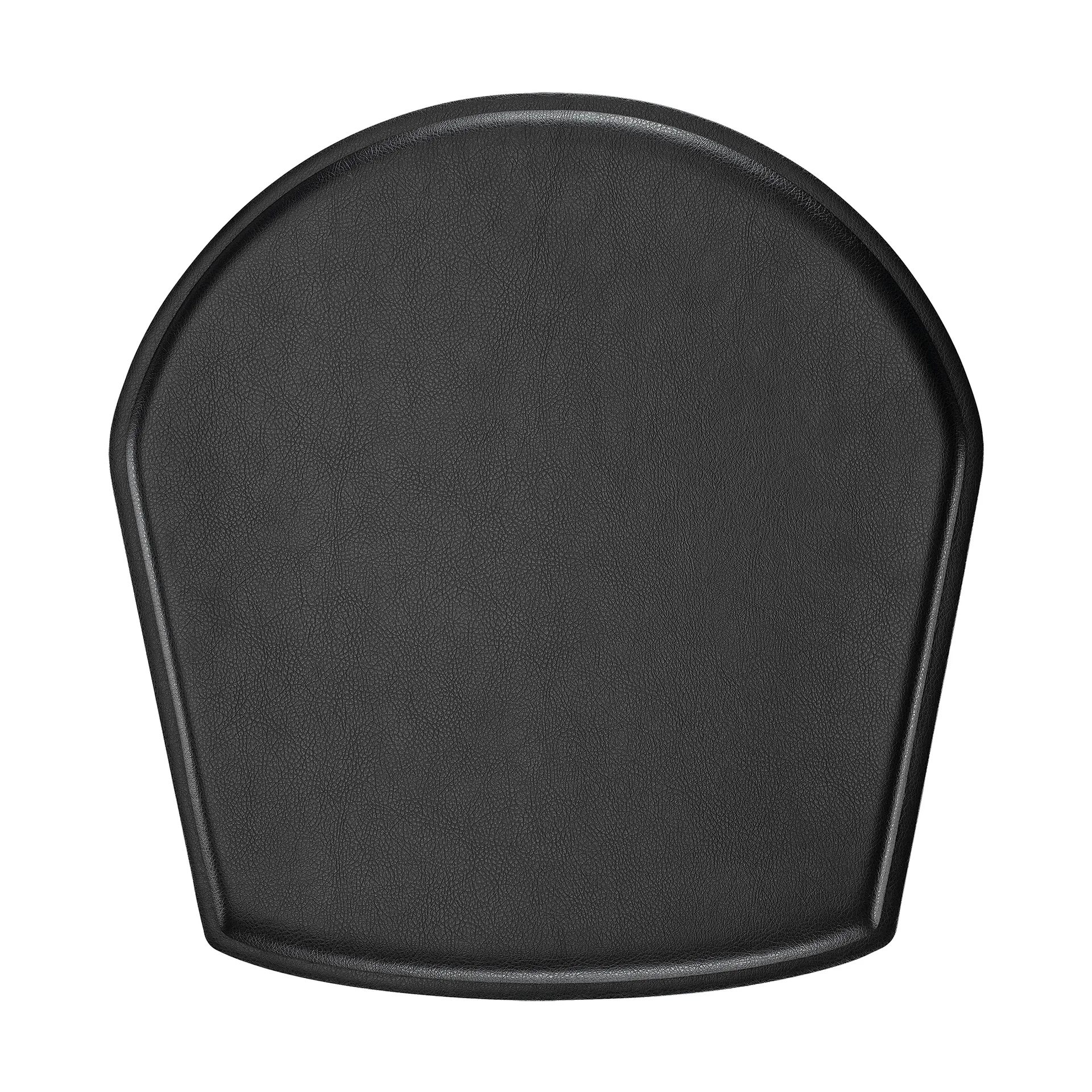 ZigZag pad karm chair/bar stool, Bonded leather black Hans K