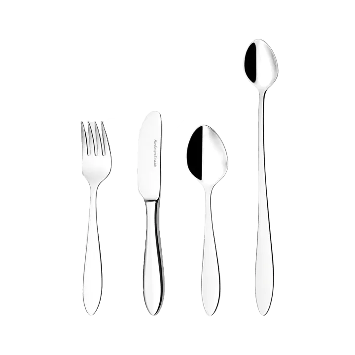 Fjord children's cutlery 4 pieces - Stainless steel - Hardanger Bestikk
