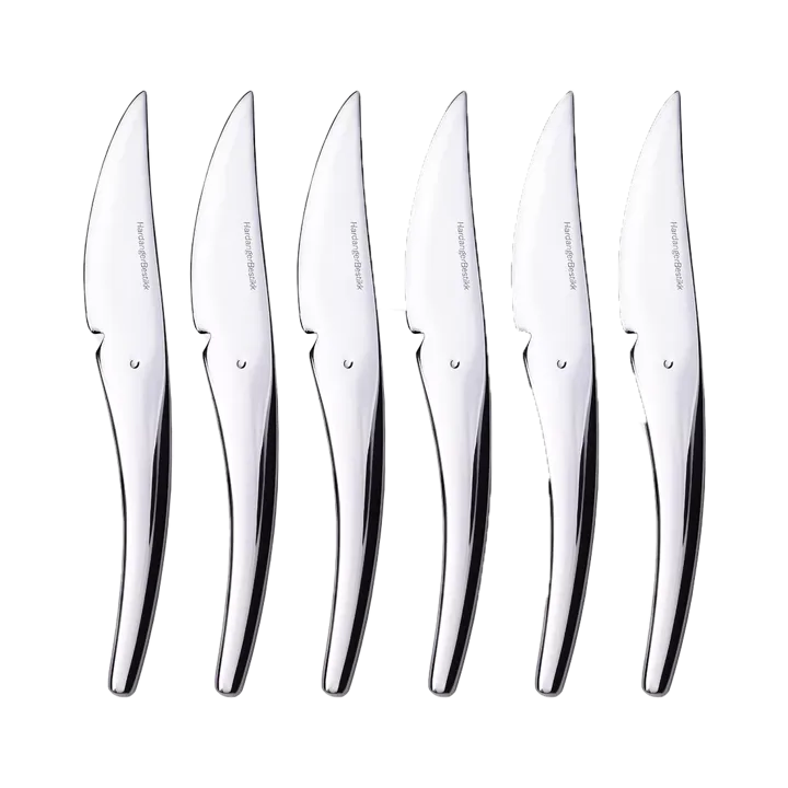 Hardanger fruit knife 6-pack - Stainless steel - Hardanger Bestikk