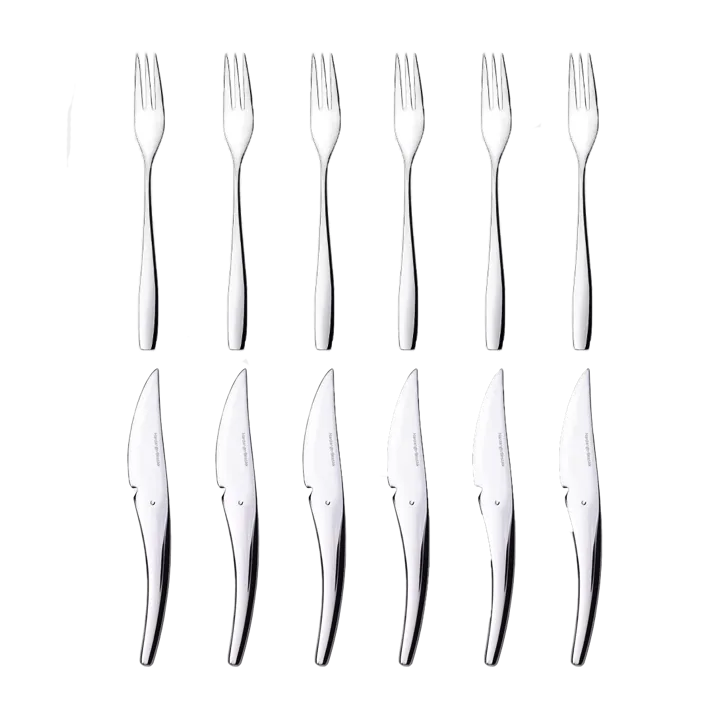 Hardanger fruit set cutlery 12 pieces - Stainless steel - Hardanger Bestikk