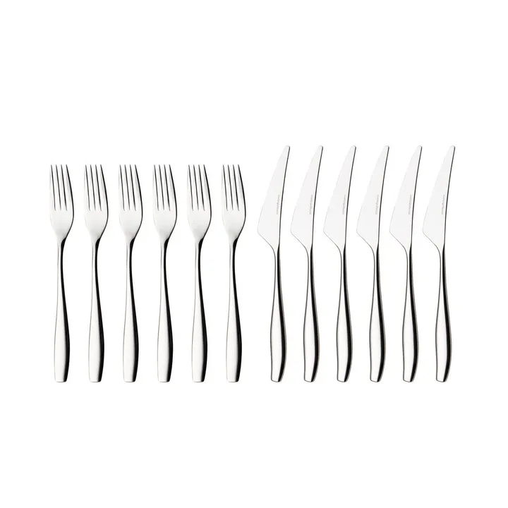 Julie BBQ cutlery 12 pieces - Stainless steel - Hardanger Bestikk