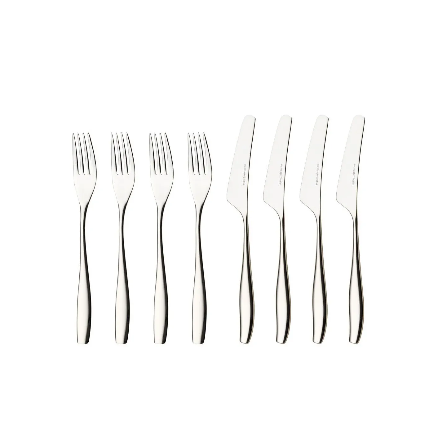 Julie starter cutlery 8 pieces, Stainless steel Hardanger Bestikk
