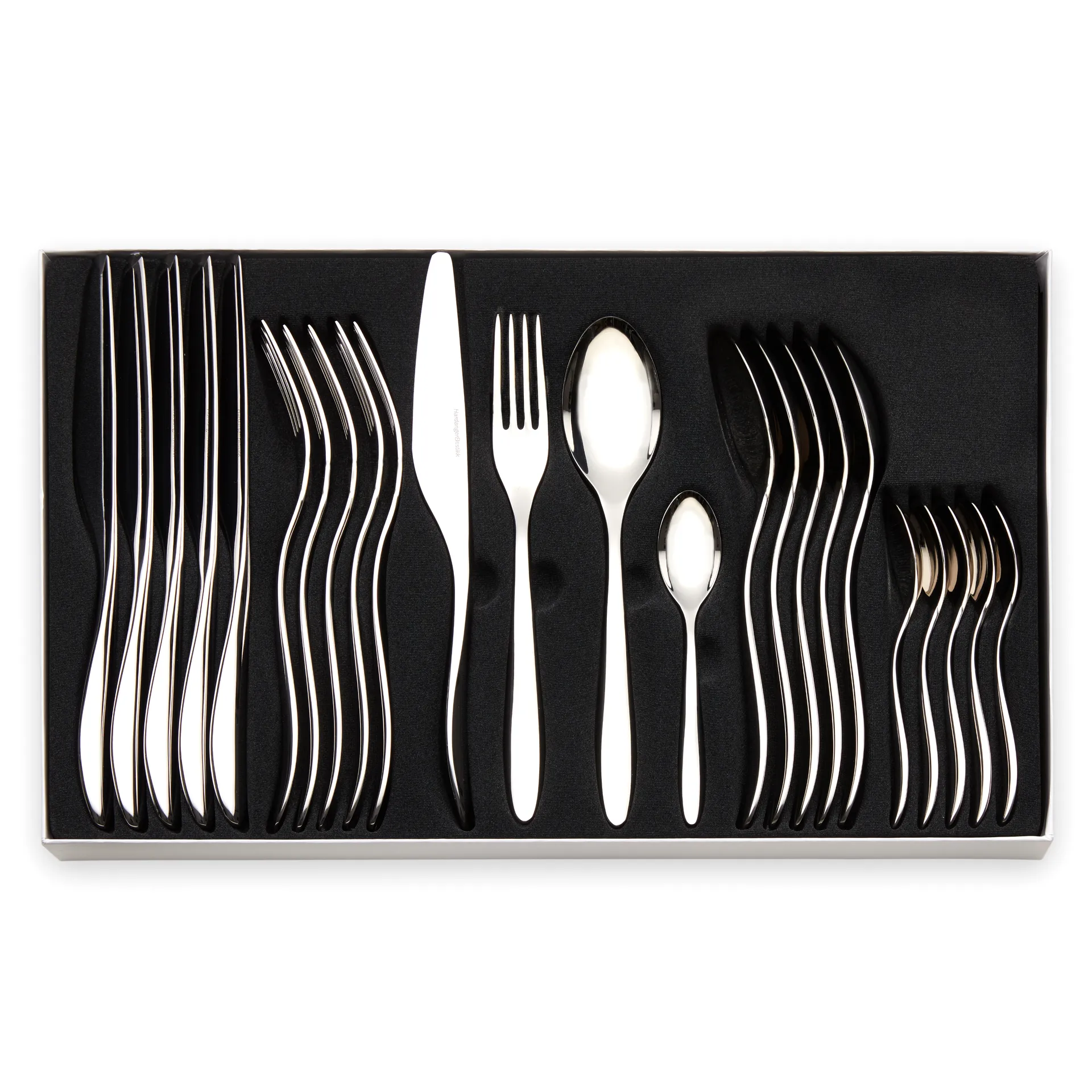 Lykke cutlery set, 24 pieces Hardanger Bestikk