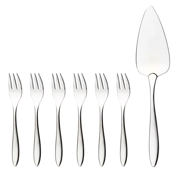 Maria cake set 7 pieces - 7 pieces - Hardanger Bestikk