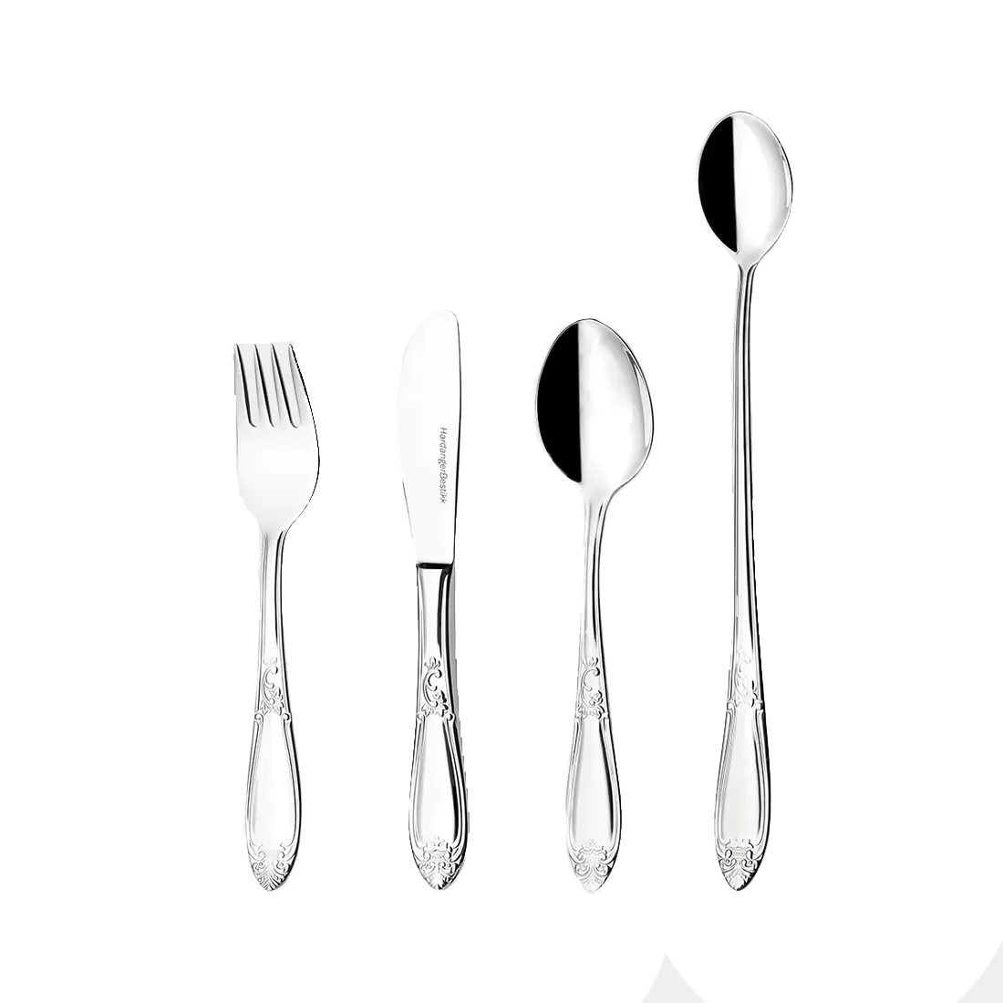 Nina children's cutlery 4 pieces, Stainless steel Hardanger Bestikk