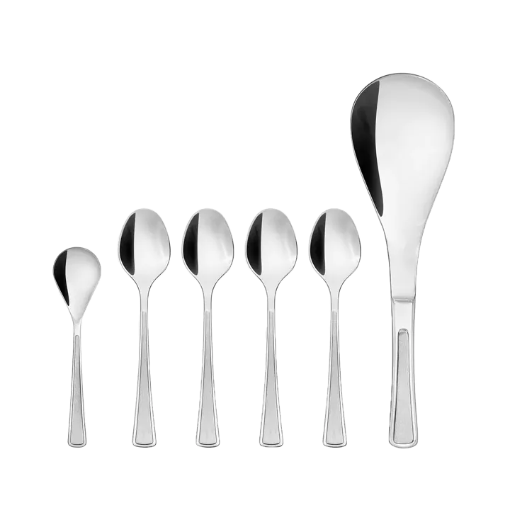 Ramona grötset cutlery 6 pieces - Stainless steel - Hardanger Bestikk
