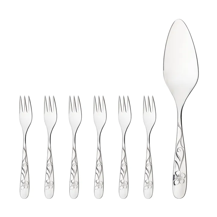 Sanna cake set - 7 pieces - Hardanger Bestikk