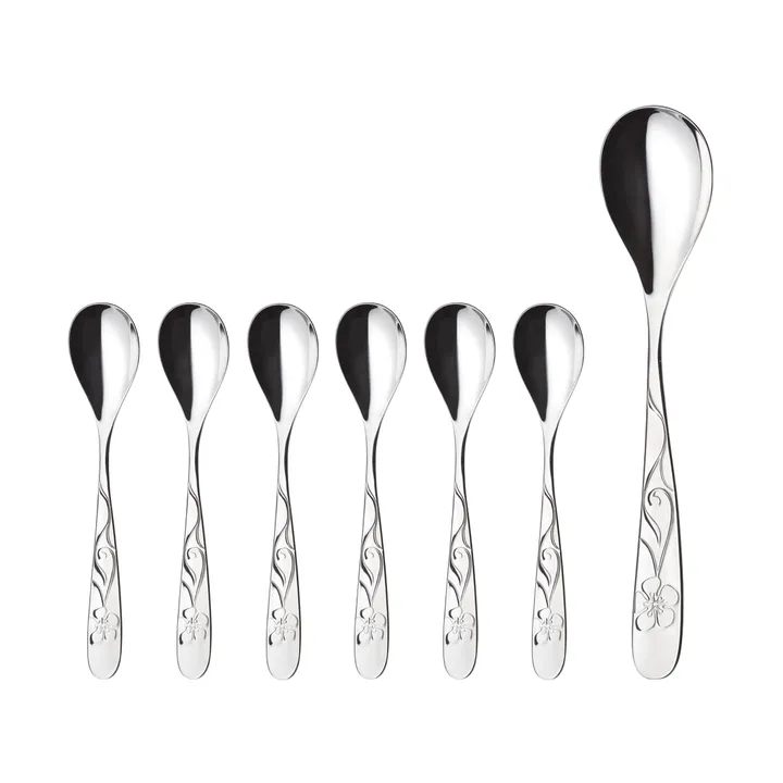 Sanna dessert set - 7 pieces - Hardanger Bestikk