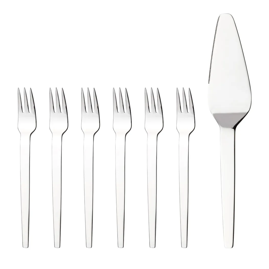 Tina cake set 7 pieces, 7 pieces Hardanger Bestikk