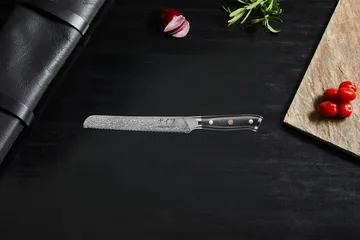 Damascus by Hâws bread knife 33 cm - Black-stainless steel - Hâws