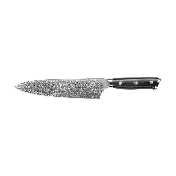 Damascus By Hâws chef's knife 33.5 cm - Black-stainless steel - Hâws