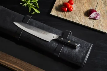 Damascus By Hâws chef's knife 33.5 cm - Black-stainless steel - Hâws