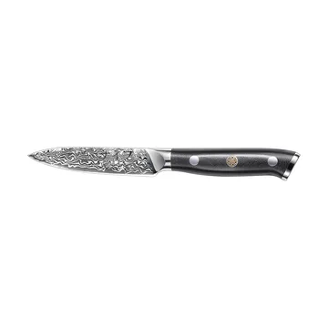 Damascus By Hâws herb knife 20 cm - Black-stainless steel - Hâws