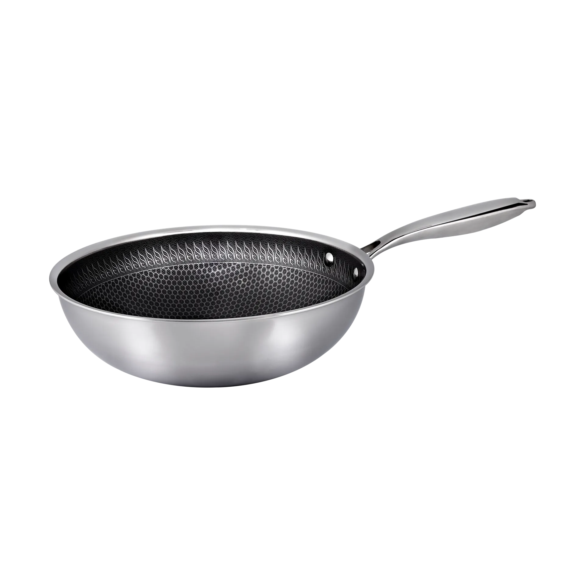 Hâws Santo hybrid coating wok pan 28 cm, Stainless steel Hâws