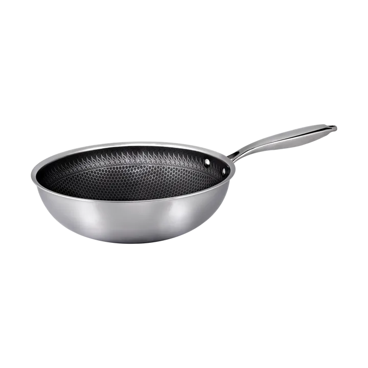Hâws Santo hybrid coating wok pan 28 cm - Stainless steel - Hâws