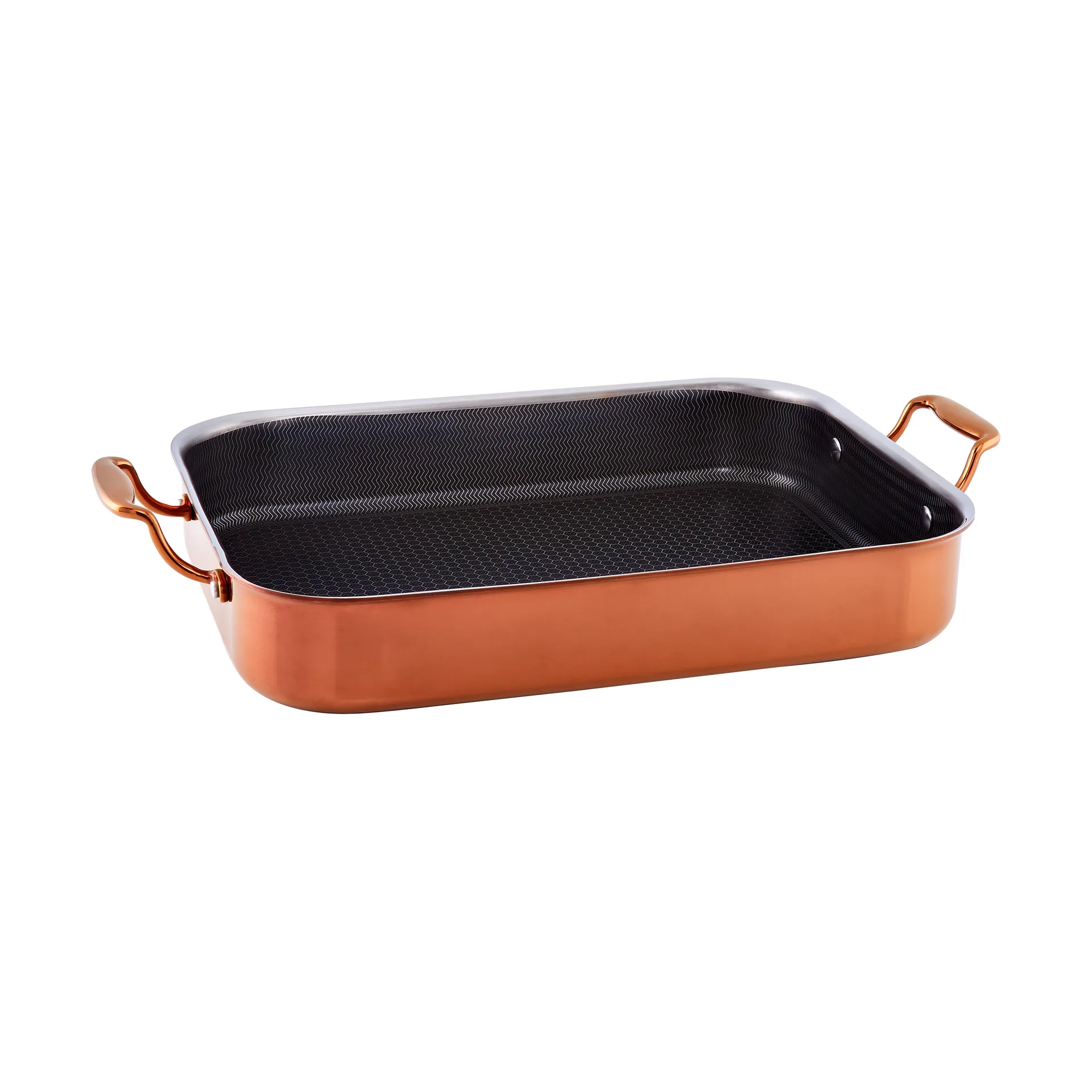 Hâws Santo roasting pan oven dish hybrid coating rose gold, 31x25 cm Hâws