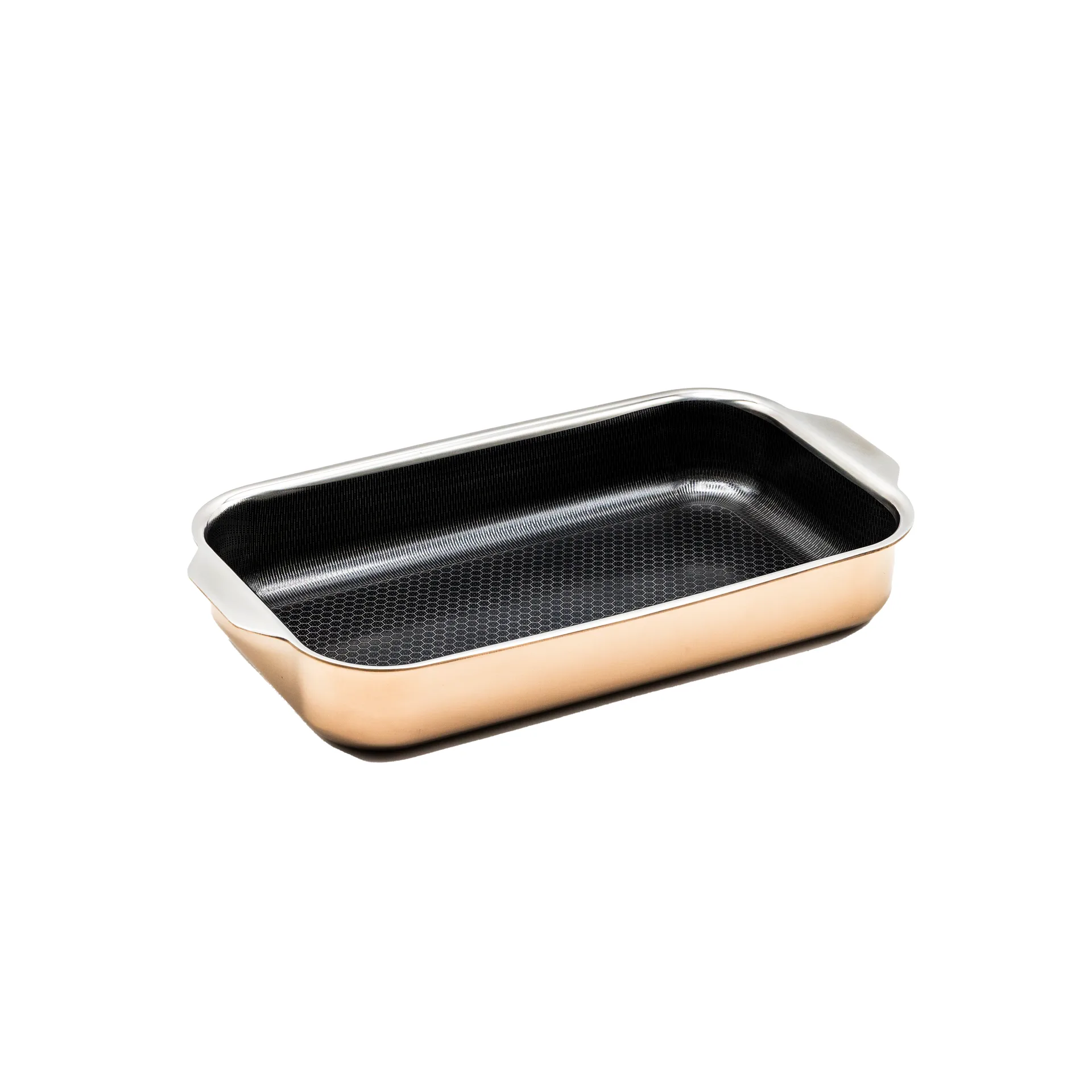 Hâws Santo roasting pan oven dish hybrid coating rose gold, 32x18 cm Hâws