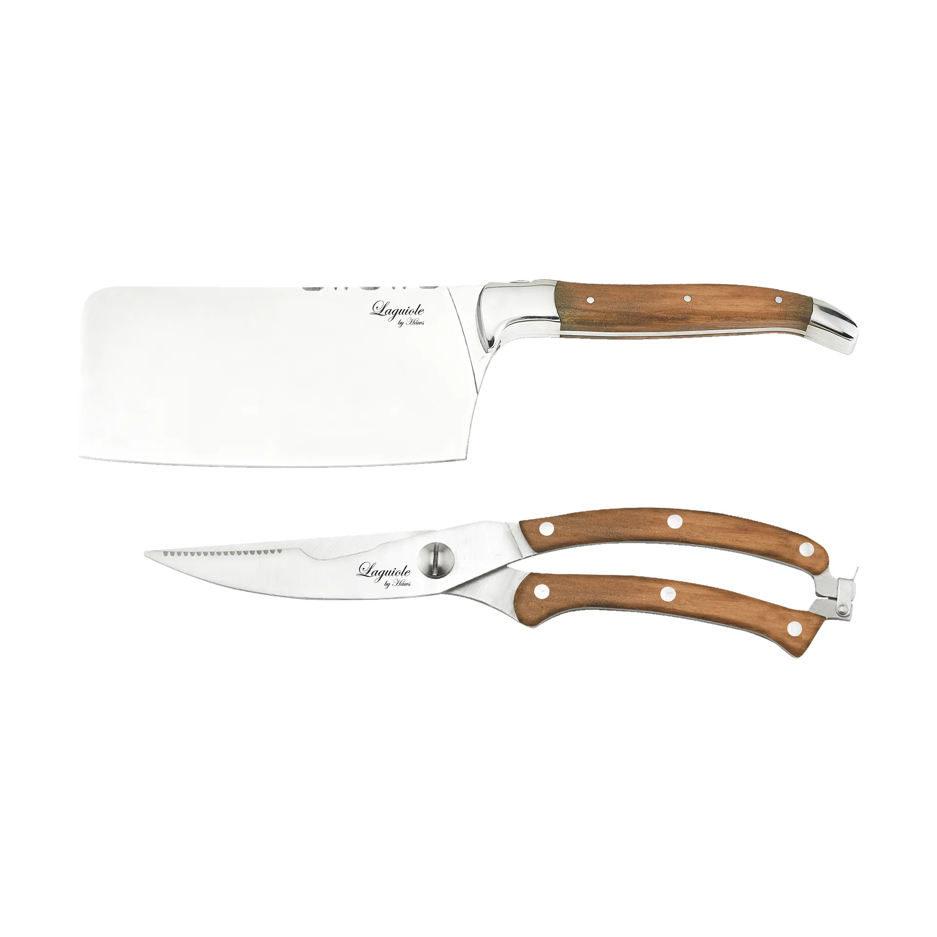 Laguiole By Hâws knife set 2-piece, Olive Hâws