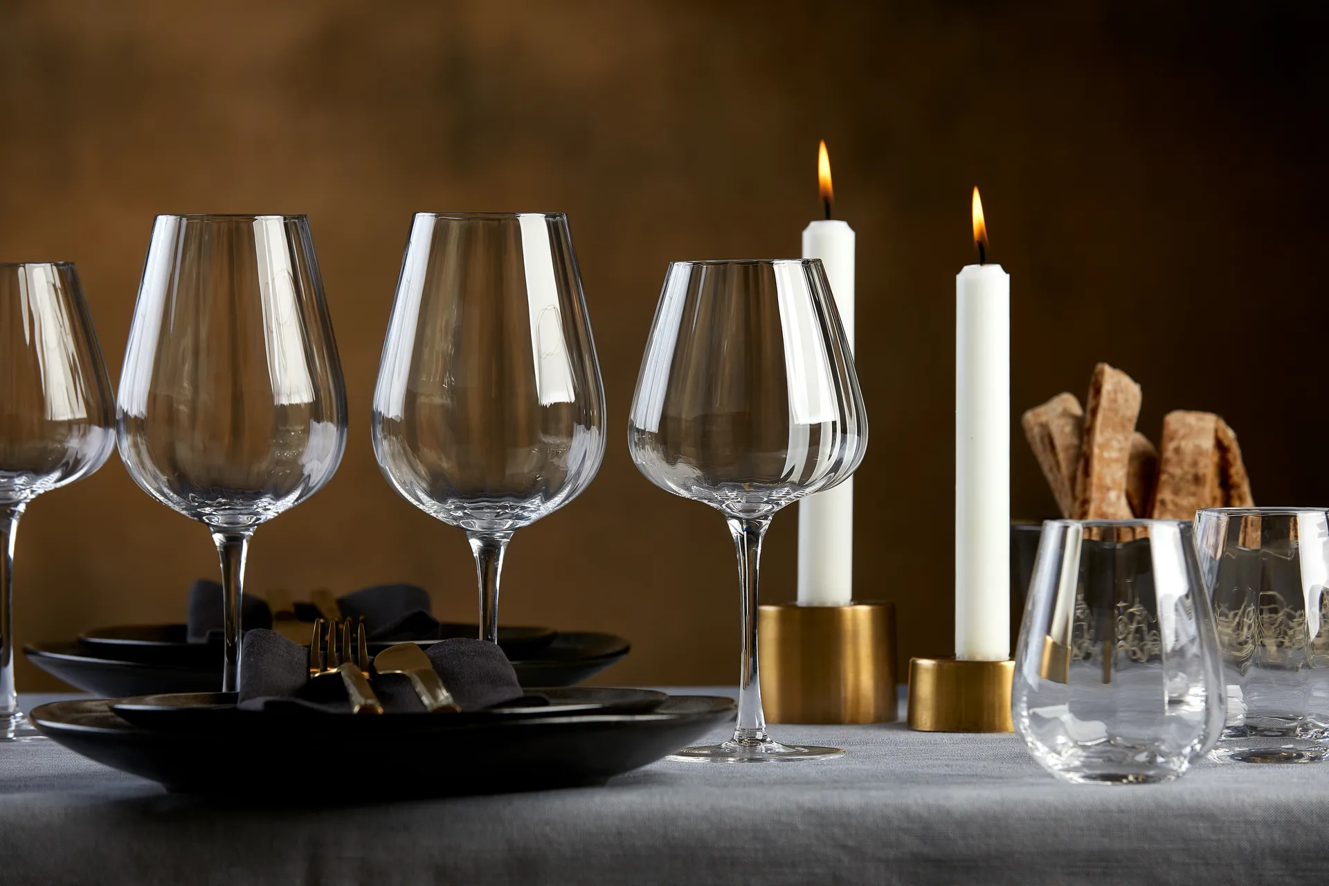 Laguiole by Hâws water glass 350 ml 6-pack, Waves Hâws
