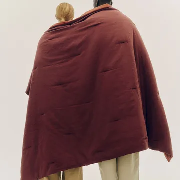 Air Quilt throw - Iron red, 140x200 cm - HAY
