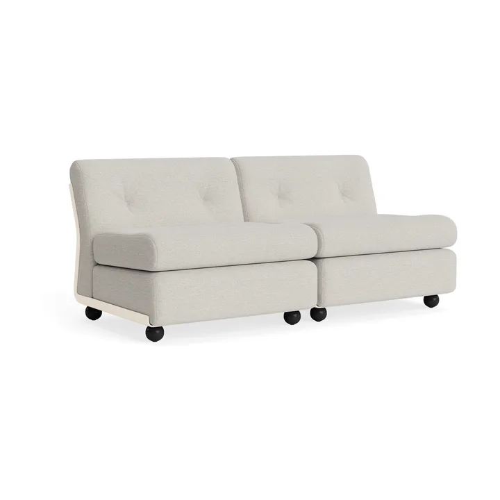 Amanta sofa module - Cream beige-story 102, 2-seater - HAY