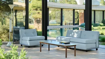 Amanta sofa module - Frost blue-naveli 723, 2 seater - HAY