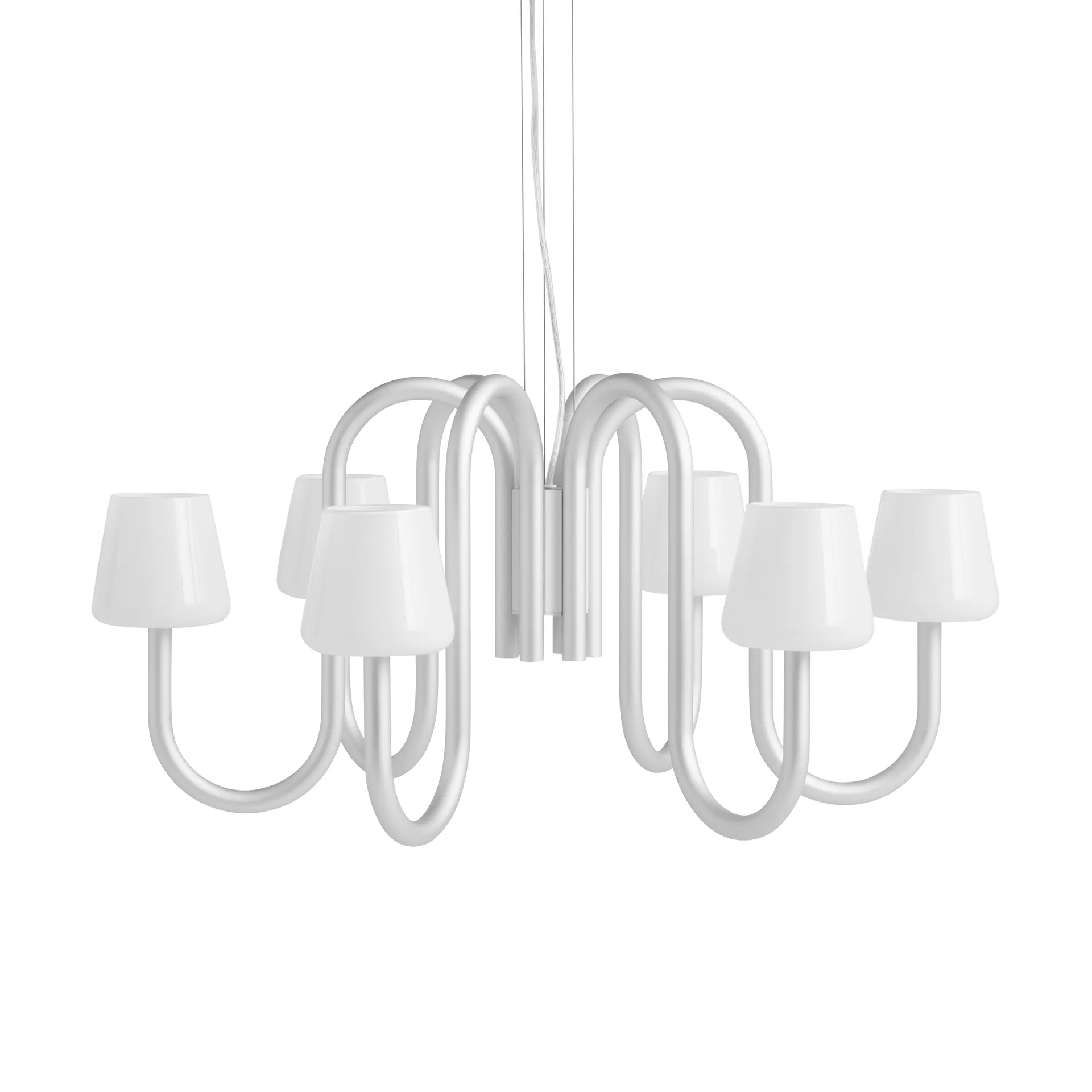 Apollo 745 ceiling crown, White opal HAY