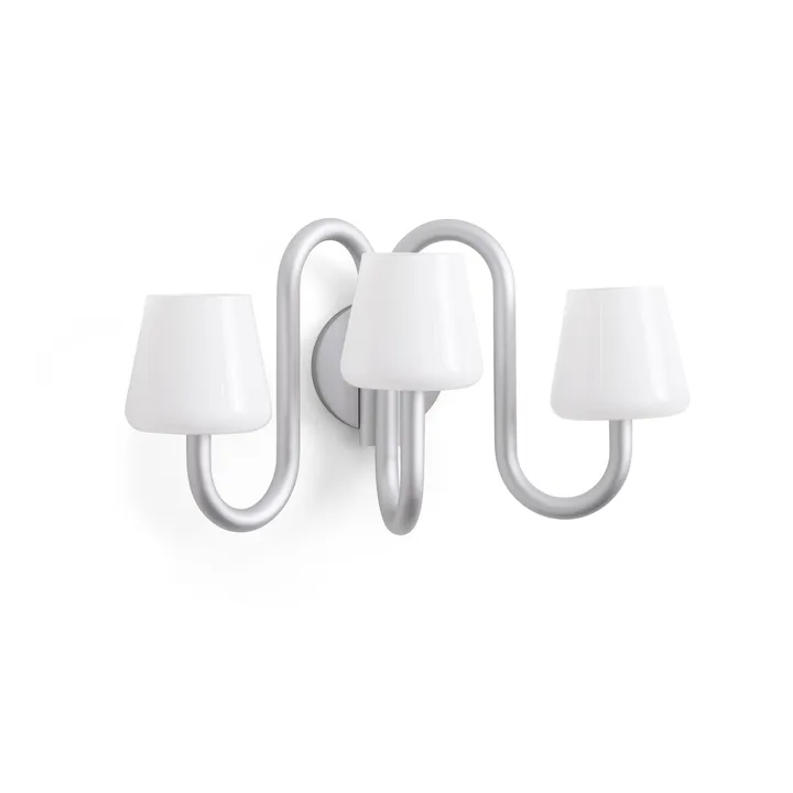 Apollo wall lamp - White opal - HAY