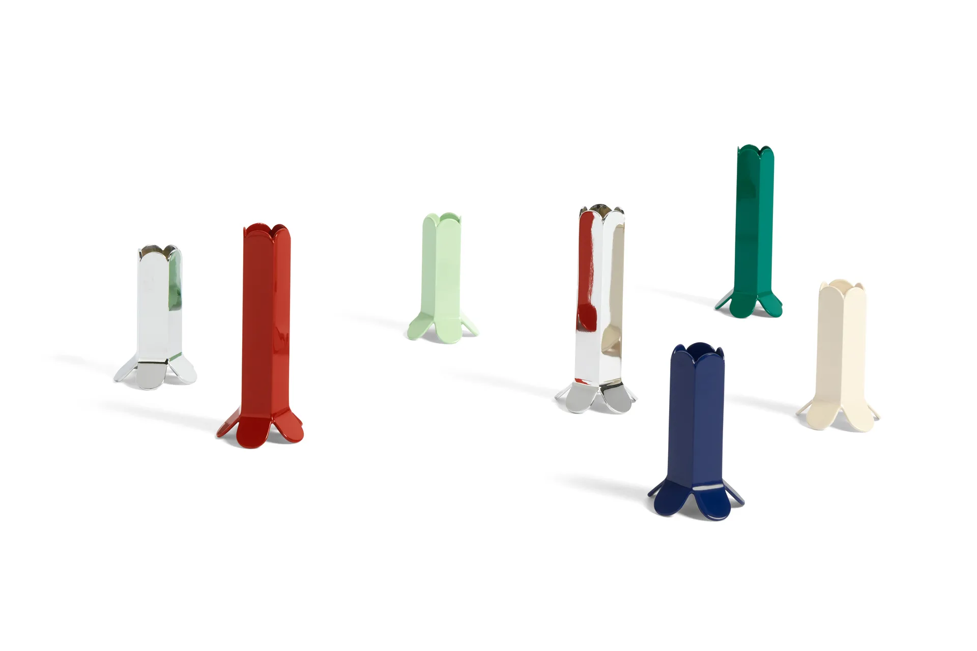 Arcs candle stick 9 cm, Mirror HAY