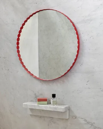 Arcs Mirror mirror Ø60 cm - Red - HAY
