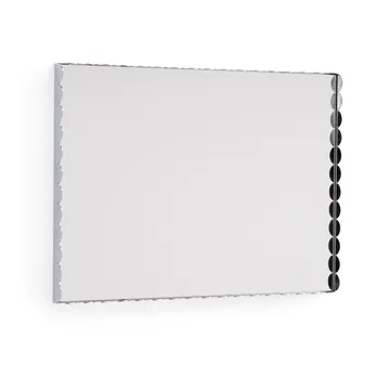 Arcs Mirror Rectangle S mirror 43.5x61.5 cm - Stainless steel - HAY