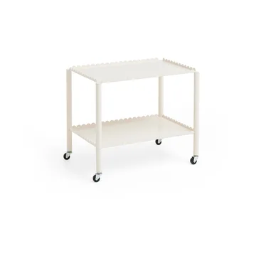 Arcs Trolley Low serving trolley - Eggshell - HAY