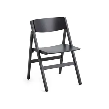 Backflip Chair chair - Anthracite lacquered beech - HAY