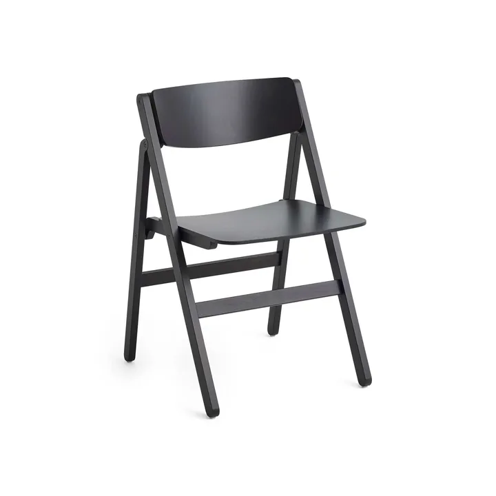 Backflip Chair chair - Anthracite lacquered beech - HAY