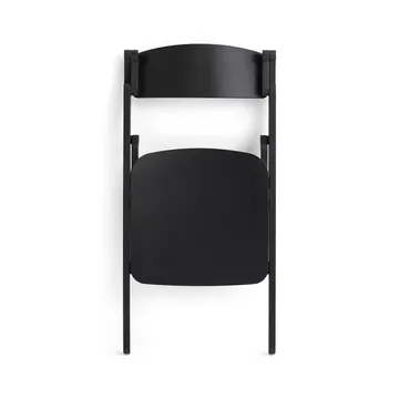 Backflip Chair chair - Anthracite lacquered beech - HAY