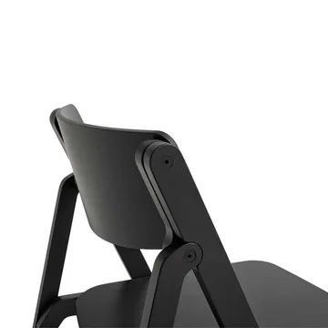 Backflip Chair chair - Anthracite lacquered beech - HAY