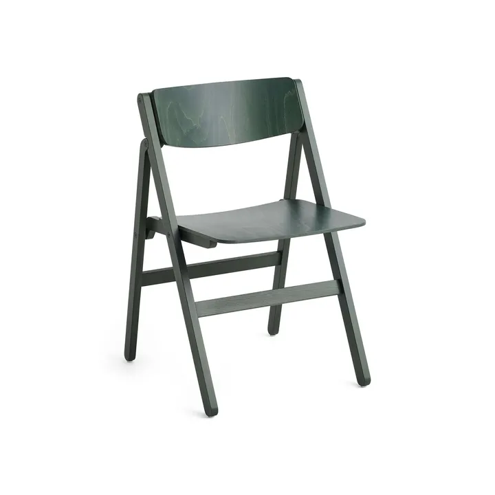 Backflip Chair chair - Cedar green lacquered beech - HAY