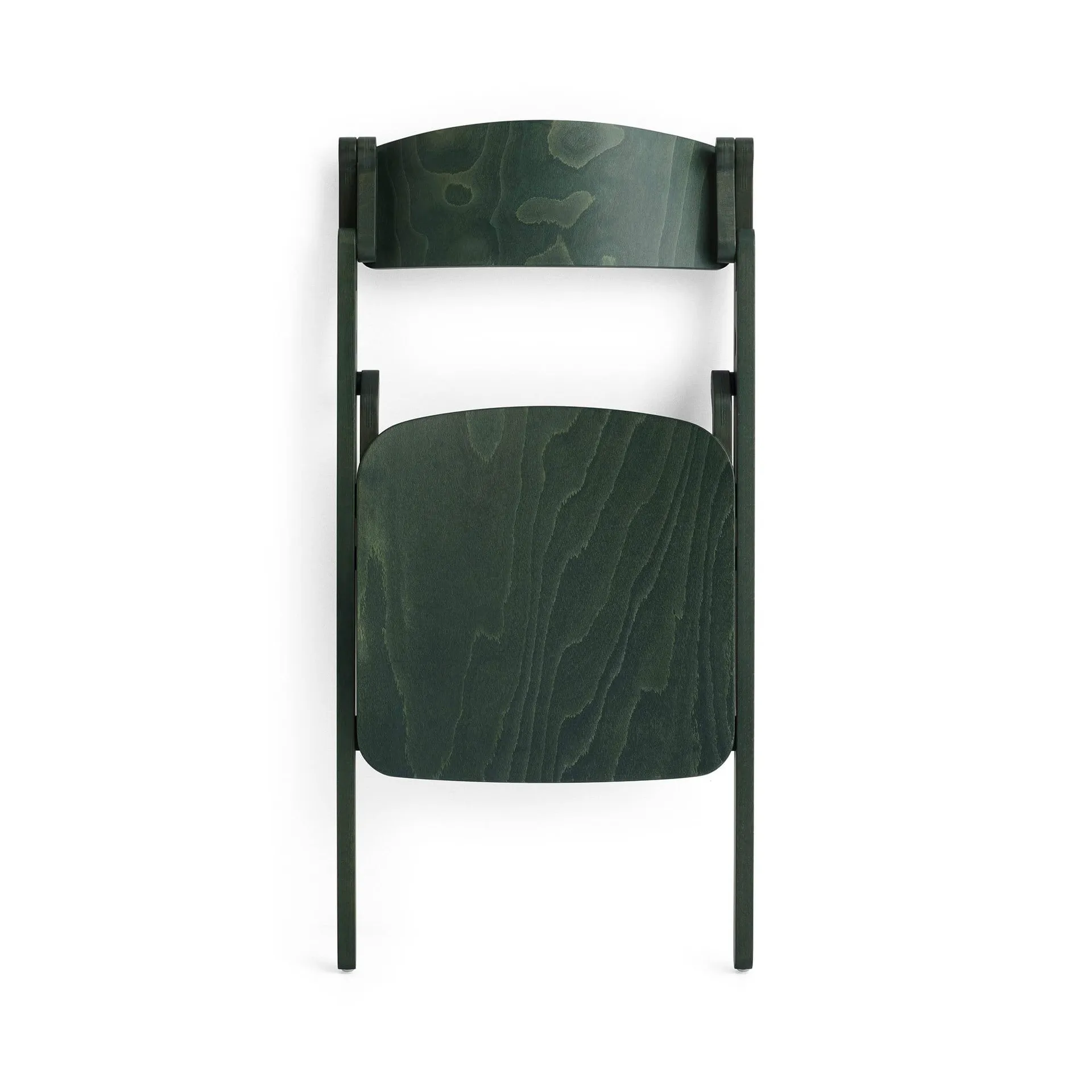 Backflip Chair chair, Cedar green lacquered beech HAY