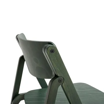 Backflip Chair chair - Cedar green lacquered beech - HAY