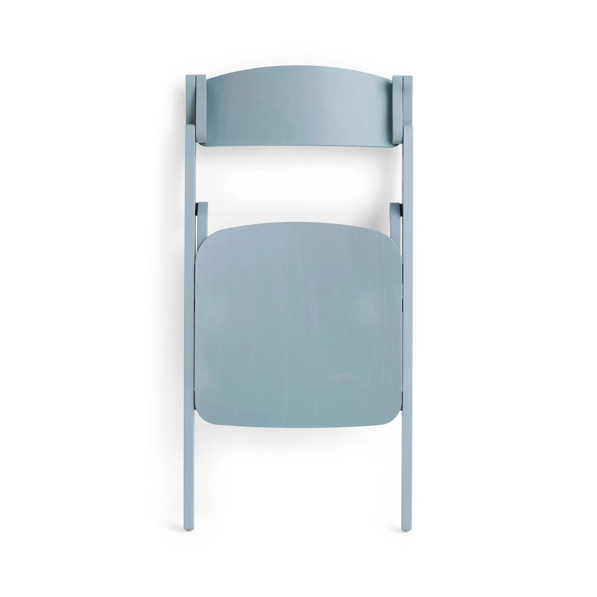 Backflip Chair chair, Cloud blue lacquered beech HAY