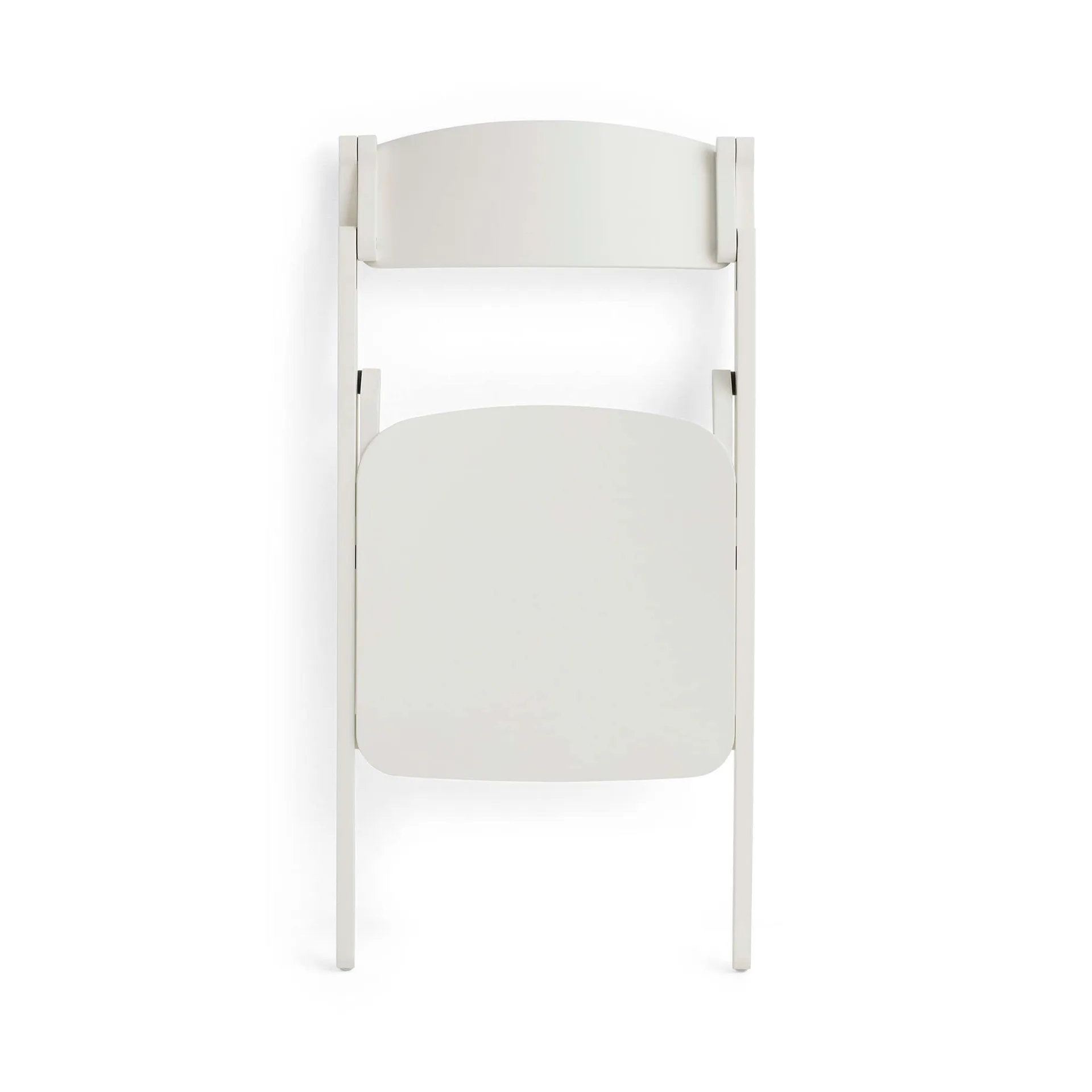 Backflip Chair chair, Cream white lacquered beech HAY