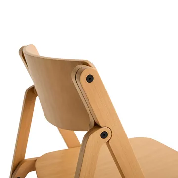 Backflip Chair chair - Golden lacquered beech - HAY