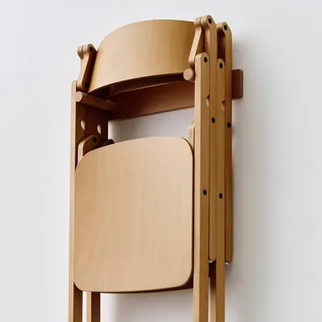 Backflip Chair wall mount for chair - Golden lacquered beech - HAY