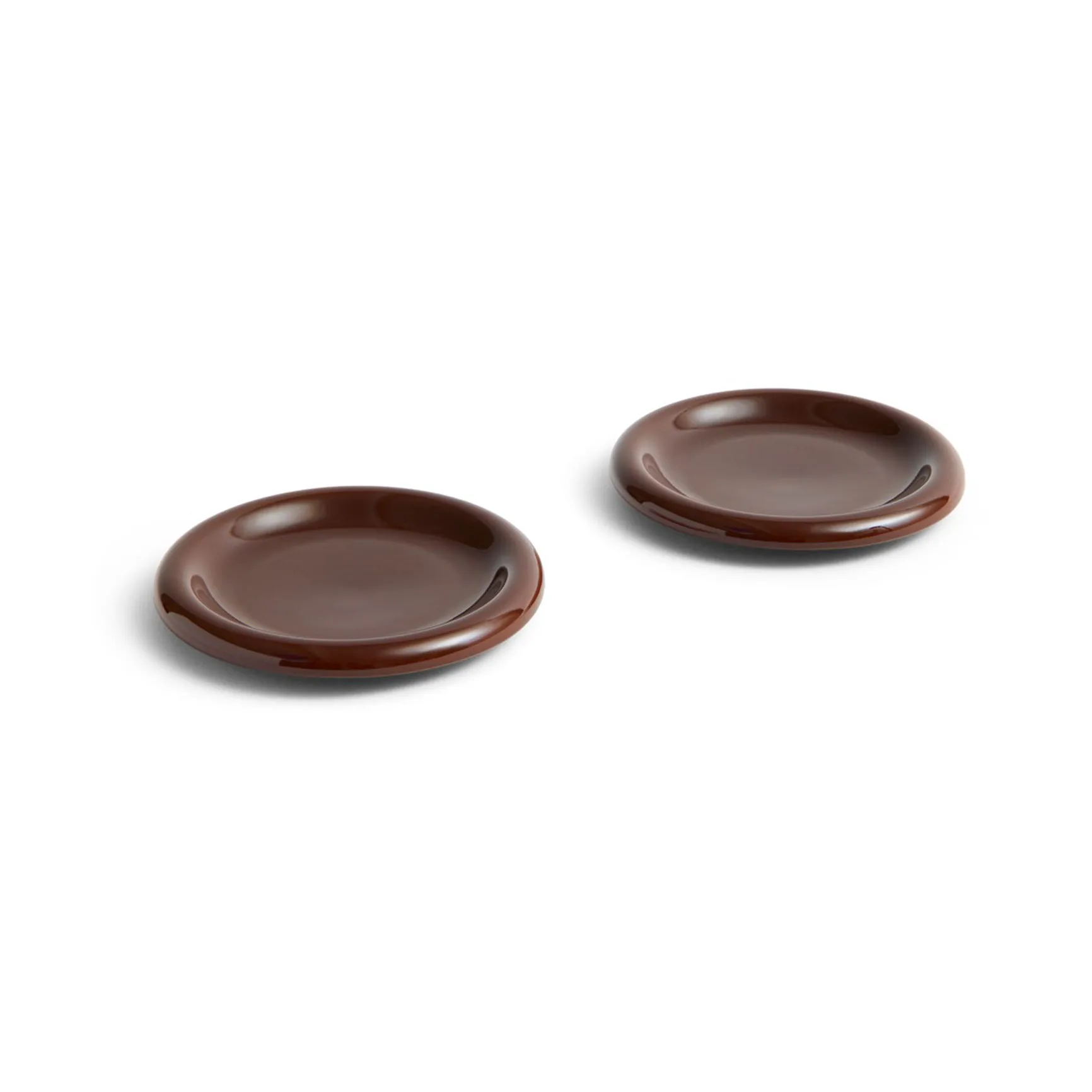 Barro plate, Burgundy, Ø18 cm, 2-pack HAY