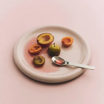 Barro plate - Pink, Ø18 cm 2-pack - HAY