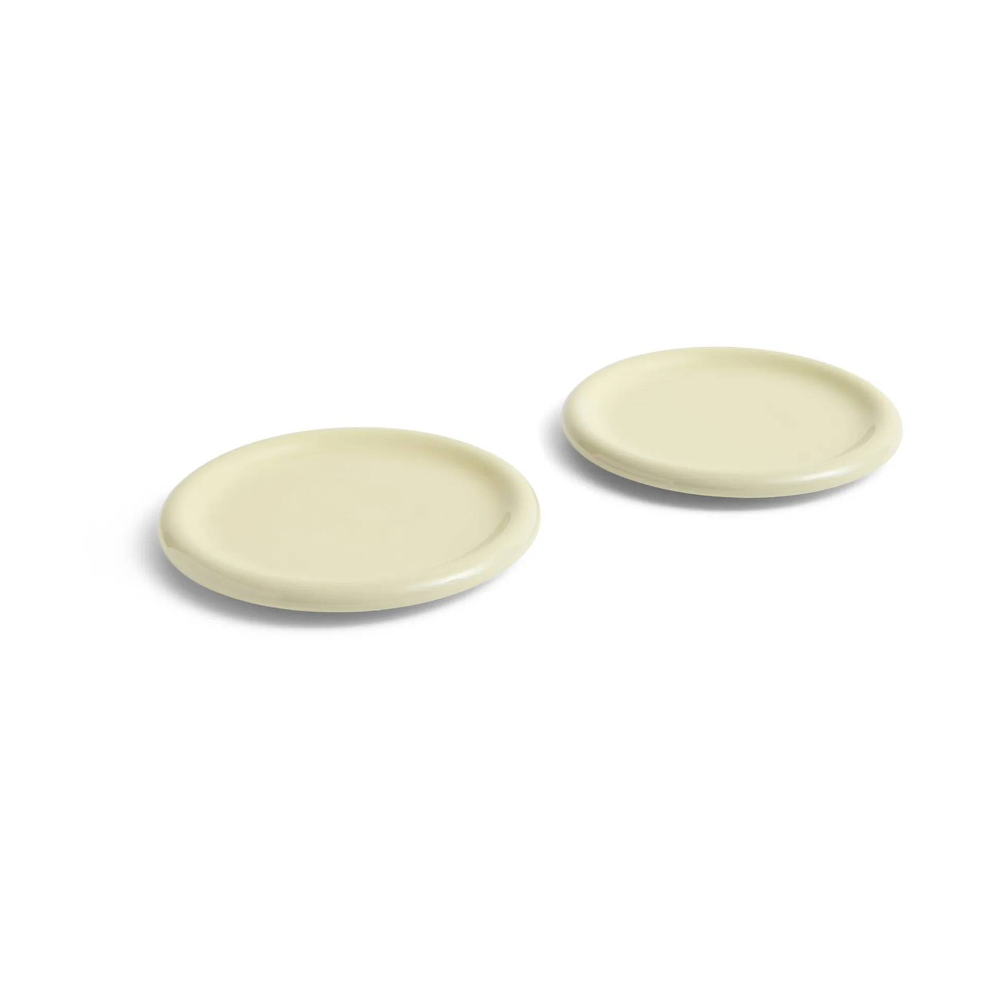 Barro plate, Pistachio, Ø24 cm 2-pack HAY