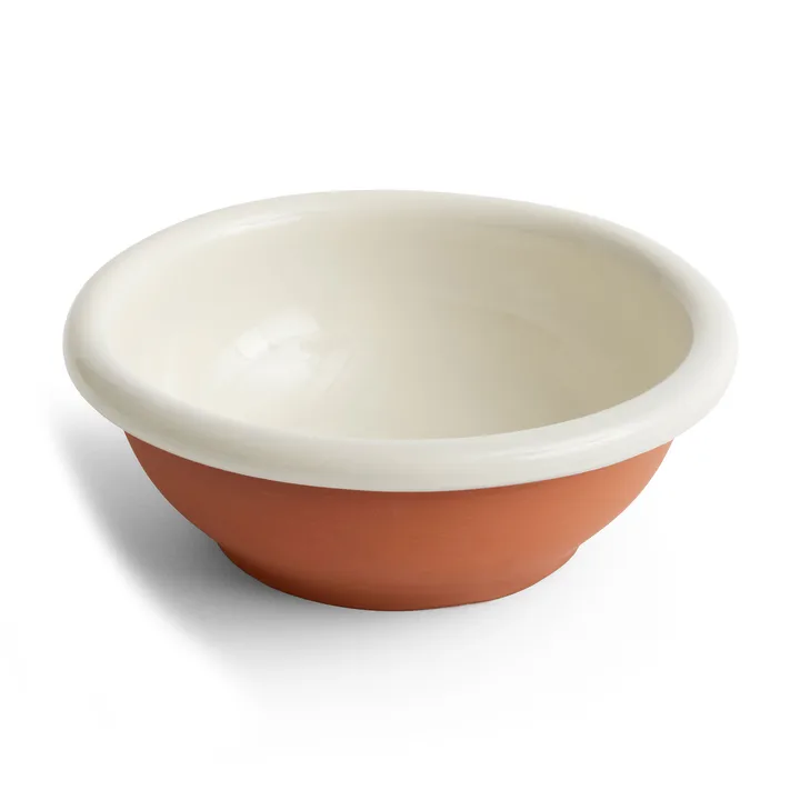 Barro salad bowl - Off-white, Ø26 cm - HAY