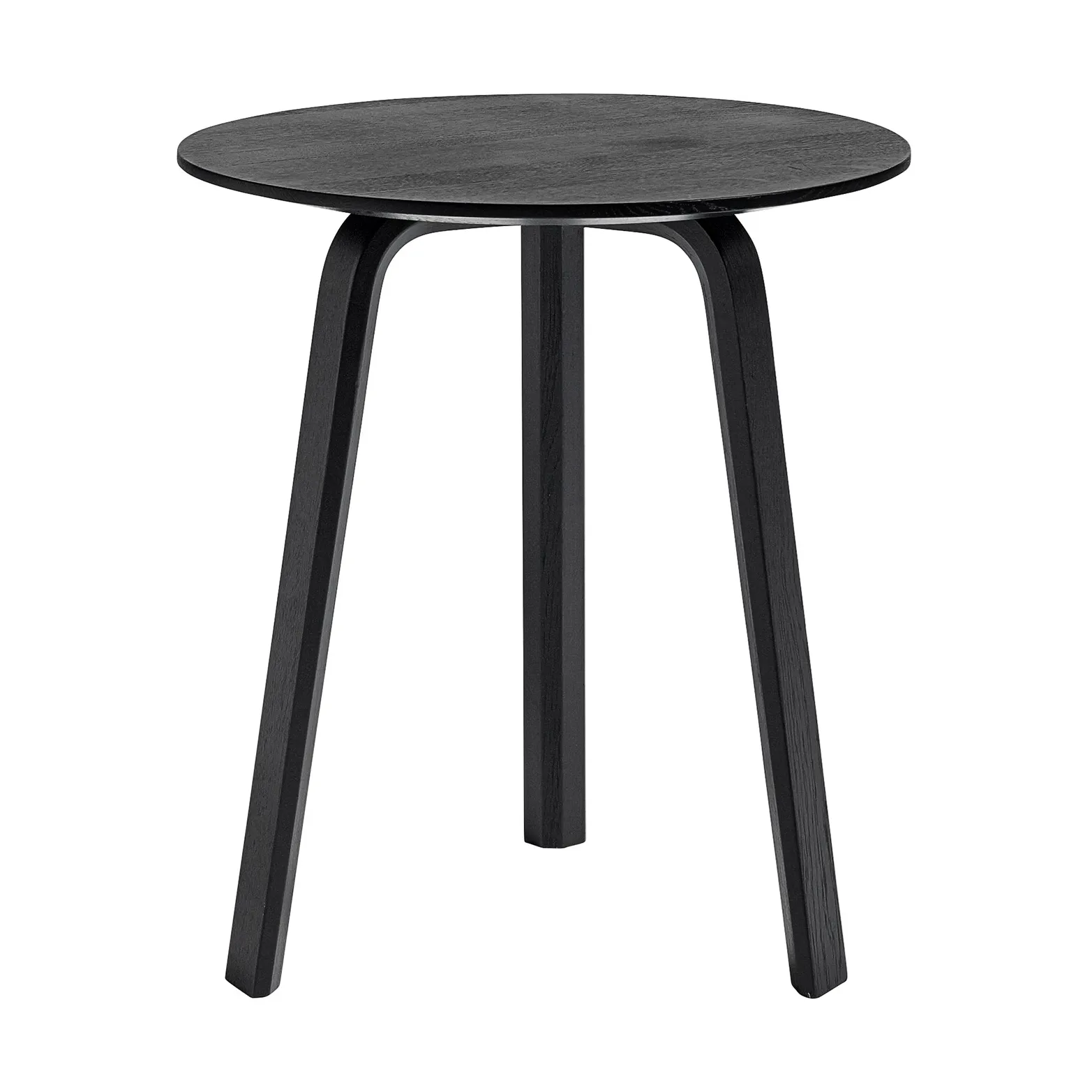 Bella coffee table, Black oak, Ø45x49 cm HAY