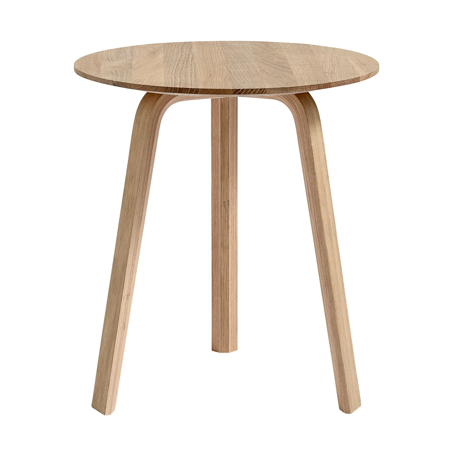 Bella coffee table, Lacquered oak, Ø45x49 cm HAY