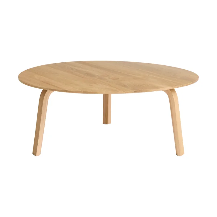 Bella coffee table - Lacquered oak, Ø80x32 cm - HAY
